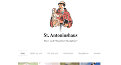 Desktop Screenshot of antoniushaus-niedaltdorf.de