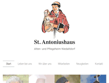 Tablet Screenshot of antoniushaus-niedaltdorf.de